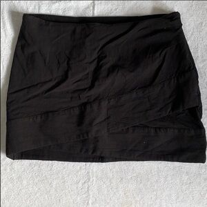 Free People Black Mini Skirt